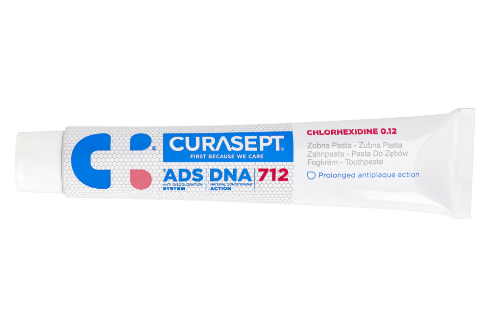 Зубная паста ADS DNA 712 0,12% хлоргексидина 75 мл Curasept