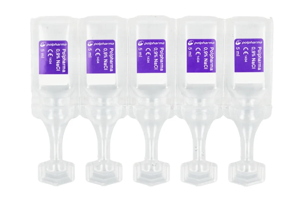 Физиологический раствор NaCl 0,9% 5 мл × 120 шт. Polpharma