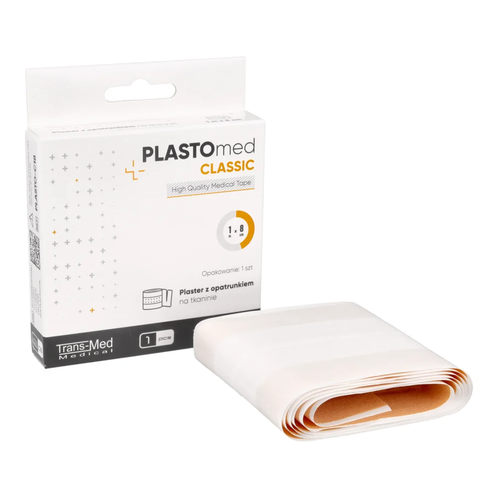 Пластырь с подушечкой отрезной 1 м Trans-Med