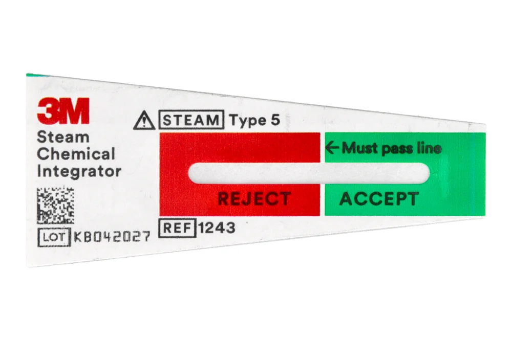 Химические индикаторы стерилизации 100 шт. 3M