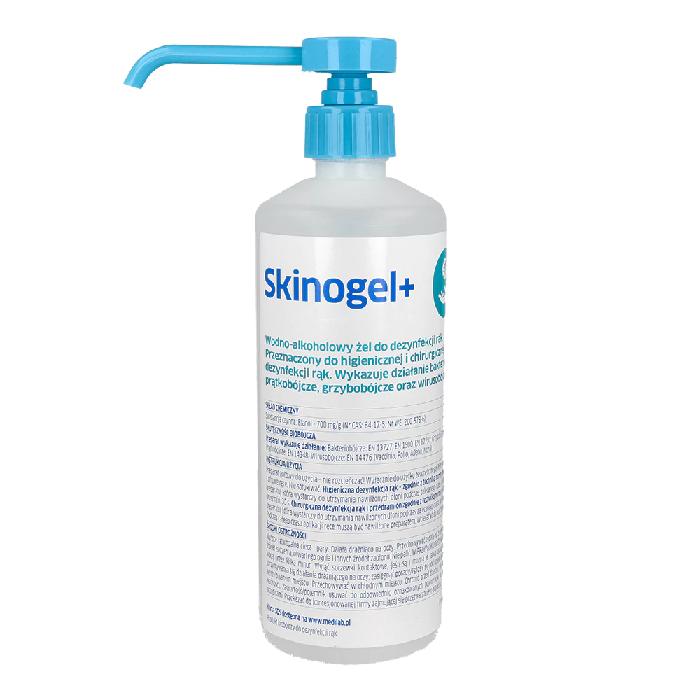 Skinogel+ гель для дезинфекции рук 500 мл MediLab