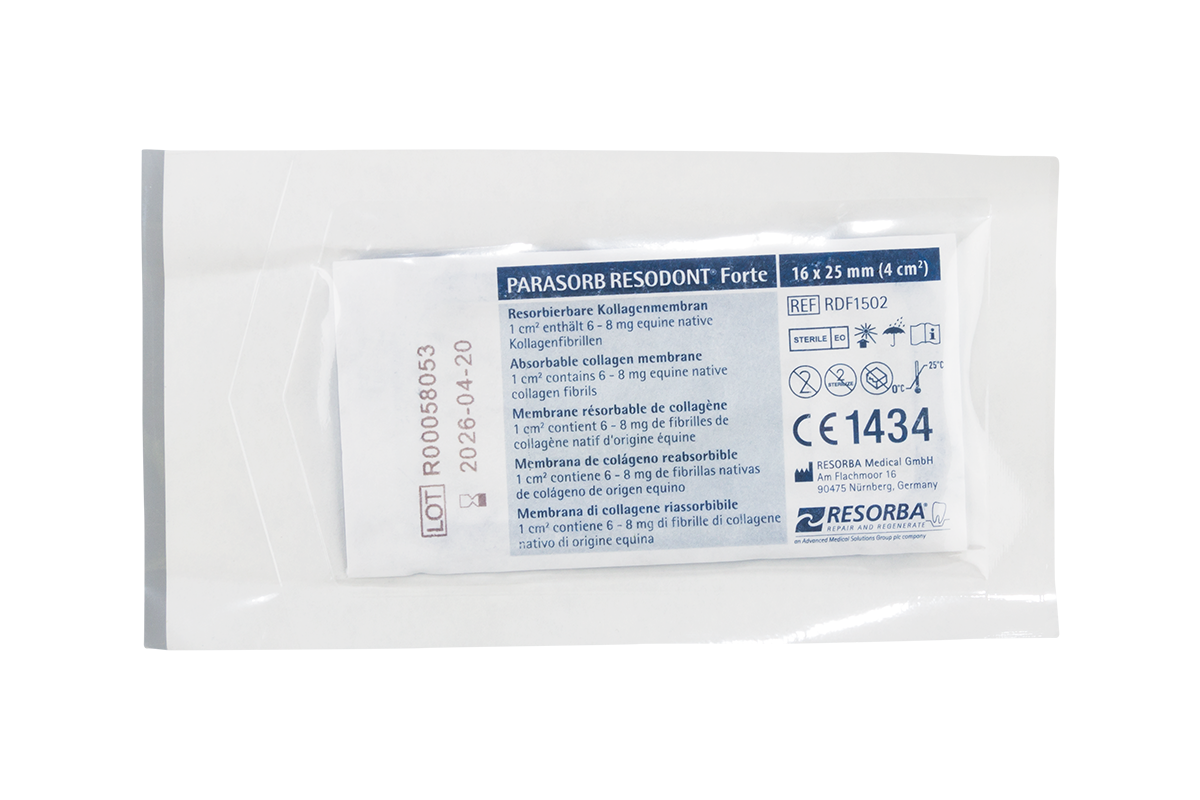 АКЦИЯ Коллагеновая рассасывающаяся мембрана Forte Resorba - XS (до 20.04.2026)