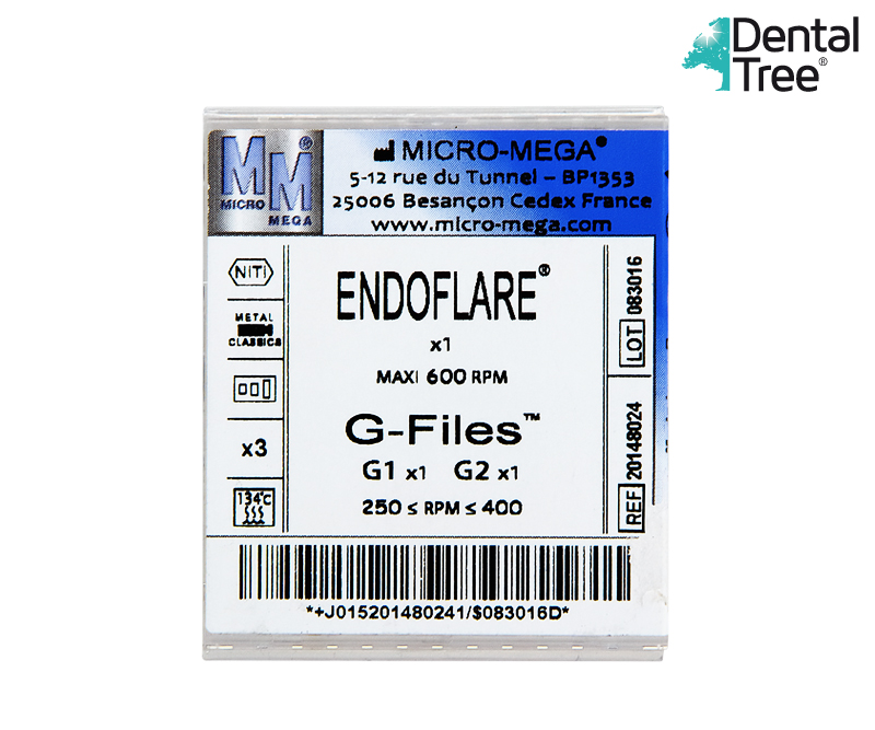 Файлы G-FILES х 2 шт. + ENDOFLARE х 1 шт.